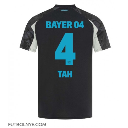 Camiseta Bayer Leverkusen Jonathan Tah #4 Tercera Equipación 2024-25 manga corta